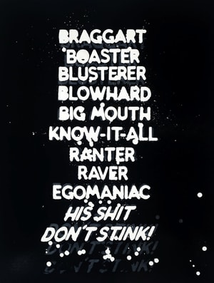 Mel Bochner - Braggart