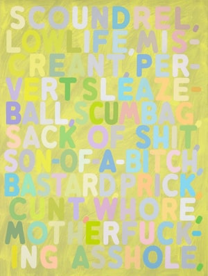 Mel Bochner - Scoundrel