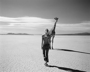 Michel Comte - Beauty and the Beast (Giraffe)