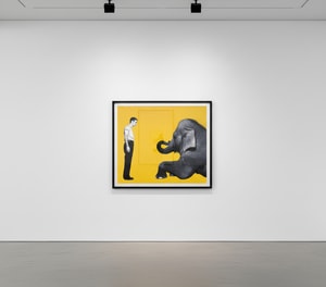 Michel Comte - David Bryne, GQ (yellow)