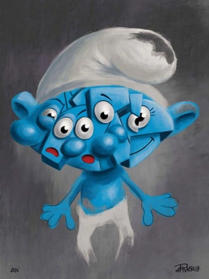 Mr Pinkbrush - Blue Dwarf