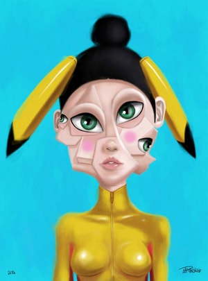 Mr Pinkbrush - Pika Girl