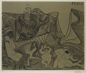 Pablo Picasso - Bacchanale au Hibou (bloch 938)