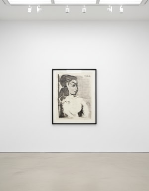 Pablo Picasso - Buste de Femme au Corsage Blanc (Jacqueline de Profil)