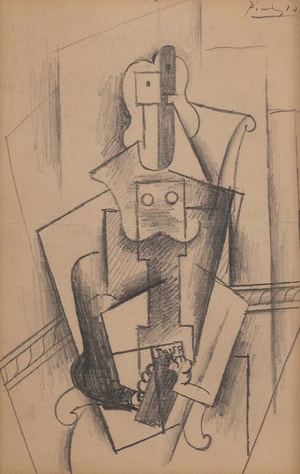 Pablo Picasso - Femme tenant un journal