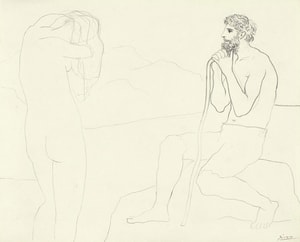 Pablo Picasso - Homme et Femme