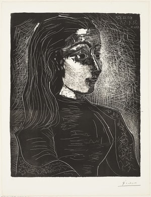 Pablo Picasso - Jacqueline Profile to the Right