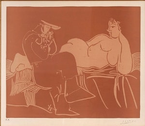 Pablo Picasso - L'Aubade, avec Femme Accoudee