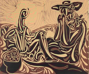 Pablo Picasso - Les vendangeurs