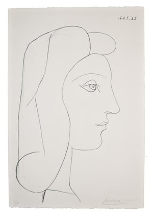 Pablo Picasso - Profil de Femme