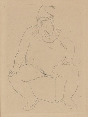 Pablo Picasso - Saltimbanque au Repos (Bloch 10)