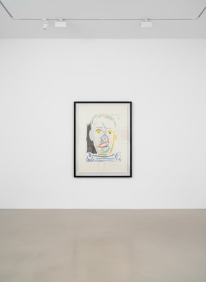 Pablo Picasso - Tête Homme au Maillot Rayé