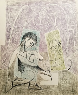 Pablo Picasso - The Little Artist (Draughtsman) | Le petit dessinateur