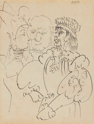 Pablo Picasso - Trois Personnages,