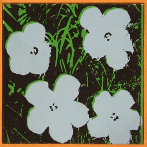 Richard Pettibone - Warhol Flowers 1964 (Blue)