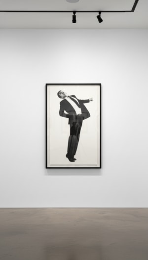 Robert Longo - Edmund , from Men In The Cities