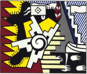 Roy Lichtenstein - American Indian Theme II (C. 161)