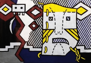 Roy Lichtenstein - American Indian Theme V (C. 164)