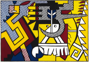 Roy Lichtenstein - American Indian Theme VI (C. 165)