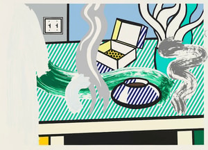 Roy Lichtenstein - Brushstroke Still Life With Box (C. 308A)