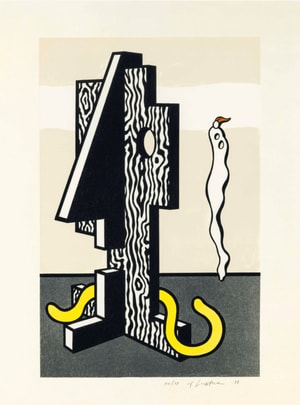 Roy Lichtenstein - Figures , from Surrealist Series (C. 157)