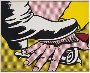 Roy Lichtenstein - Foot And Hand (C. II 4)
