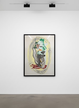 Roy Lichtenstein - Green Face, from Brushstrokes (C. 232)