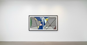 Roy Lichtenstein - Imperfect Diptych 46 1/4 '' x 91 3/8 '' (C. 219)