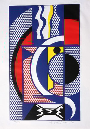 Roy Lichtenstein - Modern Head #1 (C. 91)