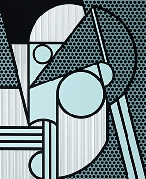 Roy Lichtenstein - Modern Head #4 (C.94)