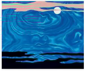 Roy Lichtenstein - Moonscape C. 37