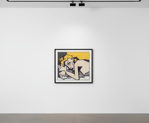 Roy Lichtenstein - Reclining Nude (C. 172), from Expressionist Woodcut Series