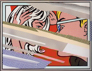 Roy Lichtenstein - Reflections on Conversation (C. 240)