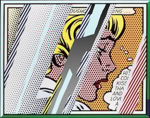 Roy Lichtenstein - Reflections On Girl (C. 245)
