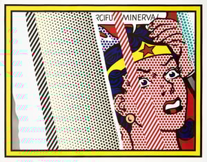 Roy Lichtenstein - Reflections On Minerva (C.244)