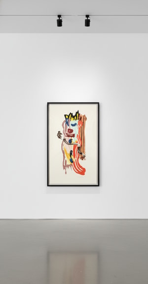 Roy Lichtenstein - Roads Collar , from Brushstroke Figures Series (C. 288)