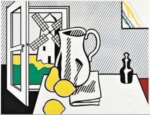 Roy Lichtenstein - Still Life With Windmill, from Six Still Lifes (C. 132)