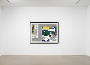 Roy Lichtenstein - Two Paintings: Green Lamp