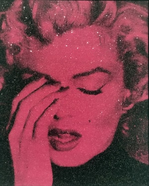 Russell Young - Marilyn Crying French Rose