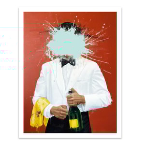 Sage Barnes - After Hours (Light Blue) Hand Embellished Print