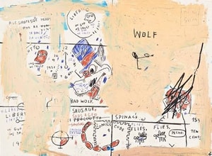 Jean-Michel Basquiat - Wolf Sausage