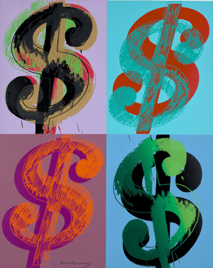 Andy Warhol - $ (Quadrant) F. & S. 283