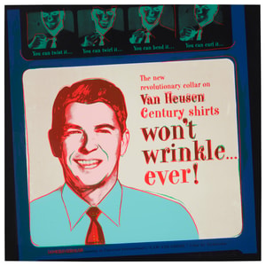 Andy Warhol - Van Heusen Ronald Reagan F.S. II 356, from Ads