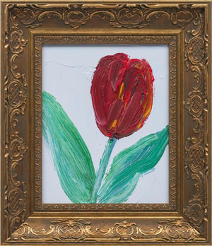 Hunt Slonem - Red Tulip