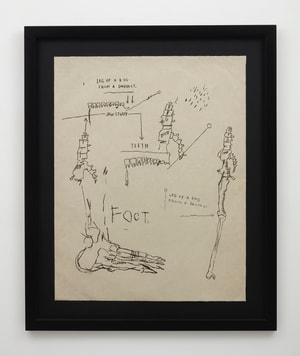 Jean-Michel Basquiat - Leg Of A Dog (Signed)