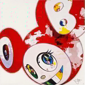 Takashi Murakami - And Then The Polke Method (red)