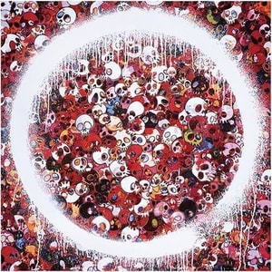 Takashi Murakami - Enso: Memento Mori Red