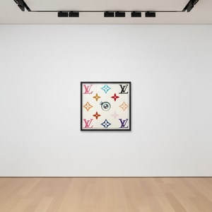 Takashi Murakami - I Love White Monogramme