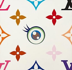Takashi Murakami - I Love White Monogramme