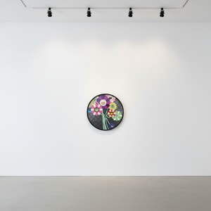 Takashi Murakami - Purple Flowers in a Bouquet